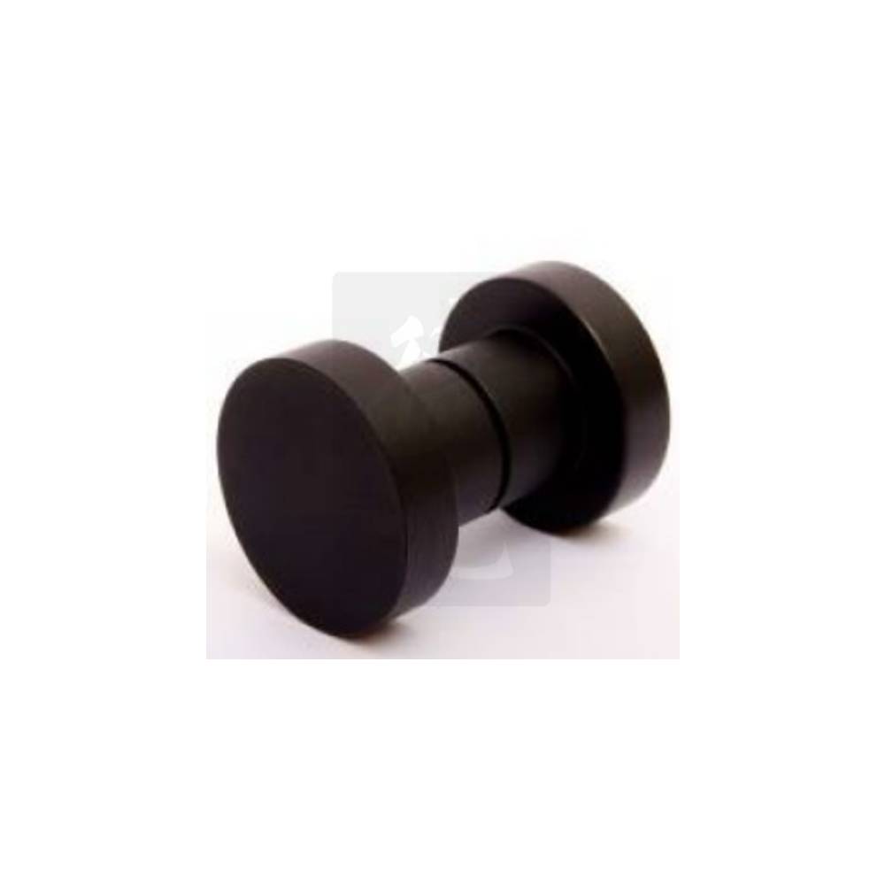 Accord SS Round Custom Made BTB Knob for Glass Door (Black)