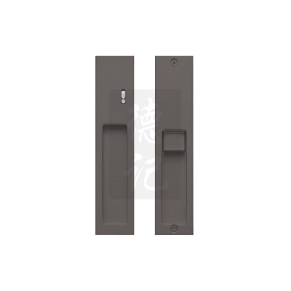 Accord Y75WC Integrated Rect Recess Handle Privacy Hooklock Set