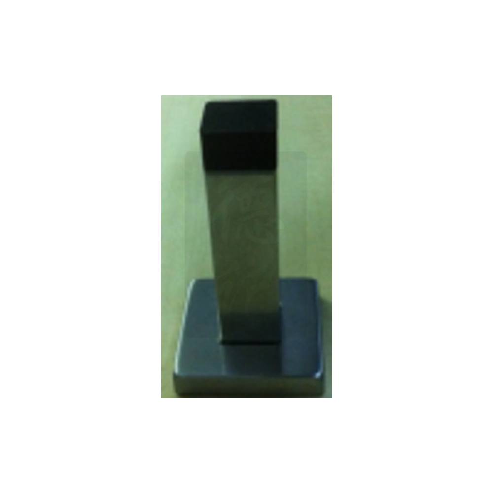 Accord DS-9030 SS Square Wall Mounted Door Stopper on Square Rose