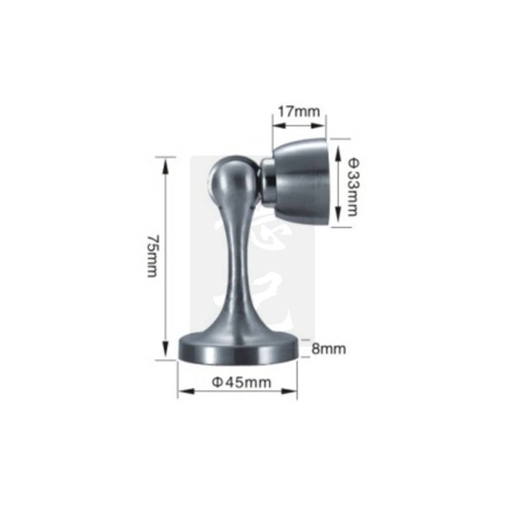 Posse DH-067 SS Magnetic Door Holder